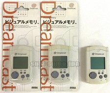 SEGA DREAMCAST DC VISUAL MEMORY HKT-7002 SET