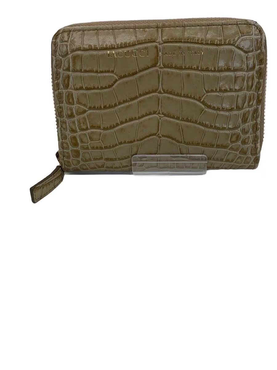 IACUCCI BEG Women's Leather Bifold Wallet