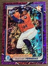 2024 Bowman Chrome #BCP-240 Pascanel Ferreras 1st Purple Shimmer Refractors /250