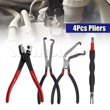 1x Clic-R Hose Collar Clamp Pliers And 3x Electrical Connector Disconnect Pliers