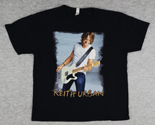 Keith Urban Get Closer 2011 World Tour Shirt Adult XL Black [cities on back]