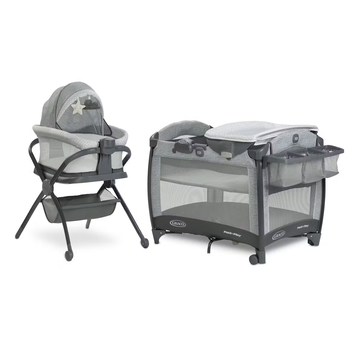 Graco Pack n Play Day2Dream Bassinet Deluxe Beau Portable Sleeper Playard NEW