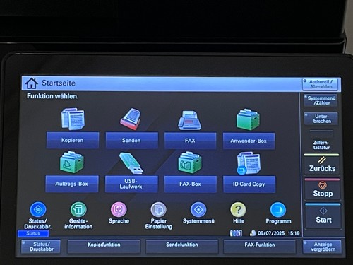 Kyocera TASKalfa 4053ci Drucker Kopierer Dual-Scanner Duplex FAX 34.500 Seiten - Afbeelding 12 van 19