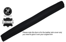 BLACK STITCHING DASH DASHBOARD TRIM LEATHER SKIN COVER FITS RENAULT 8 GORDINI