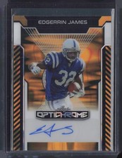 2025 Leaf OptiChrome Gold Crystal Edgerrin James Auto RC Rookie 1/1