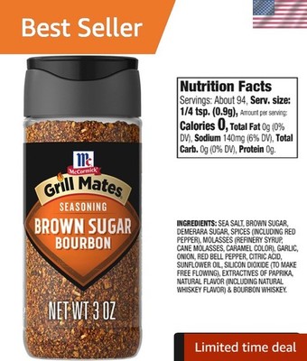 Brown Sugar Bourbon Seasoning, 3 oz