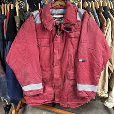 Korbana FR Jacket Mens XXL Red Flame Resistant USA Made Workwear Alaska
