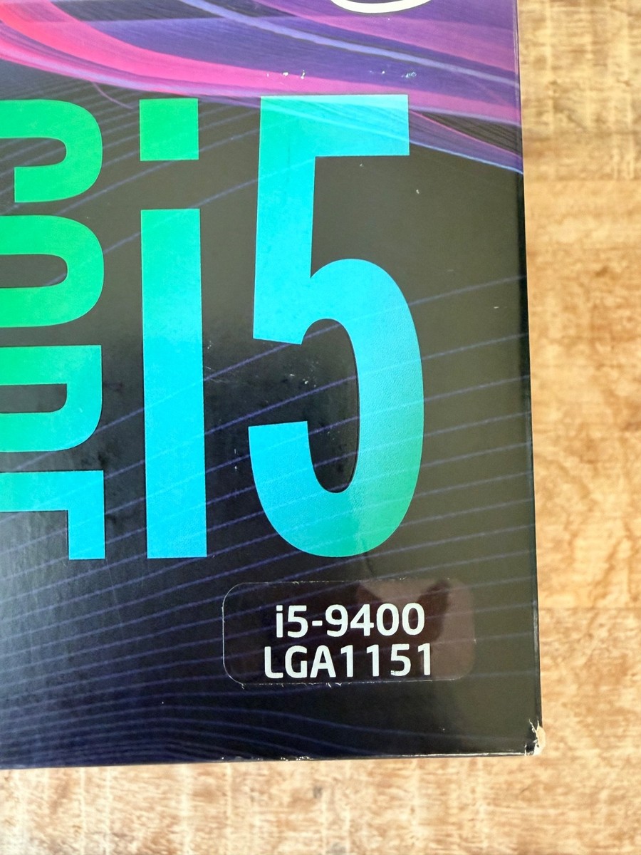 Intel BX80684I59400 Core i5-9400 Processor 6 Cores 4.1 GHz Turbo