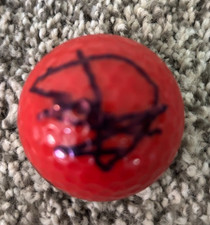 Xander Schauffele signed golf ball with COA