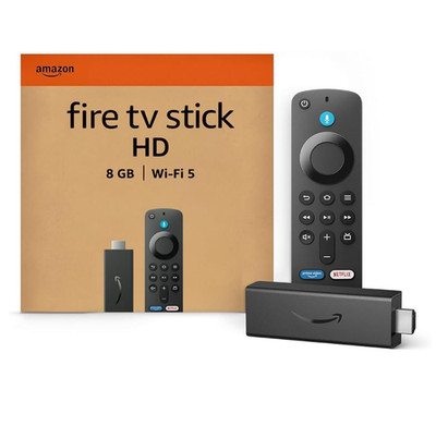 Amazon Fire TV Stick Full HD Free Live TV Alexa und Smart-Home-Steuerung Schwarz