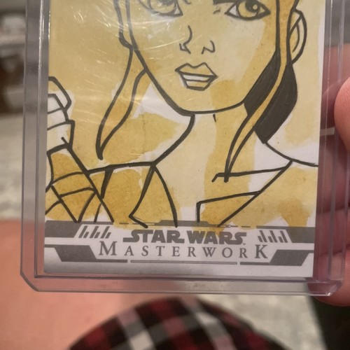 2022 Topps Star Wars MASTERWORK Sketch Card SSP - Rich Hennemann 1/1 - Picture 6 of 7