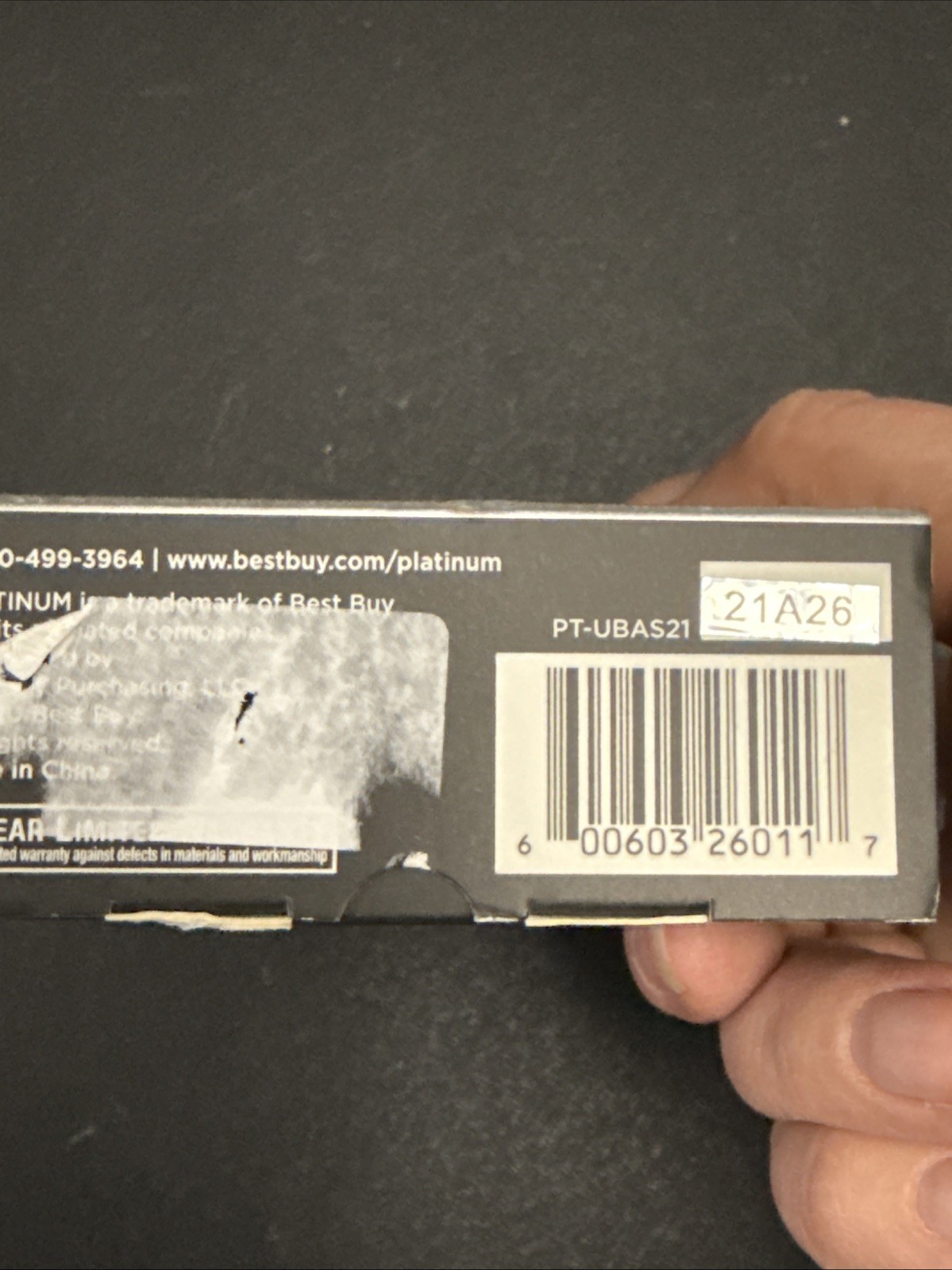 Platinum- Umbrella Bracket with Adjustable Shoe - Black