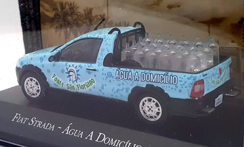 Camión Altaya escala 1/43 22921E - Fiat Strada Agua A Domicilio - azul Foto 2 de 4