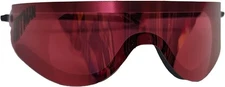 Hitman WWF Logo Pink Bret Hart Wrap Around Shades Sunglasses
