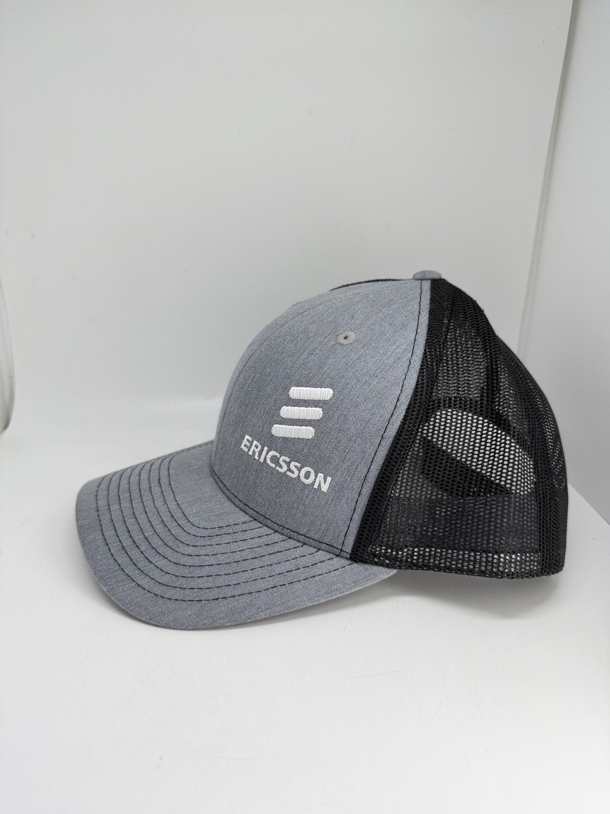 Ericsson Gray Black Ball Cap Hat Adjustable - image 2