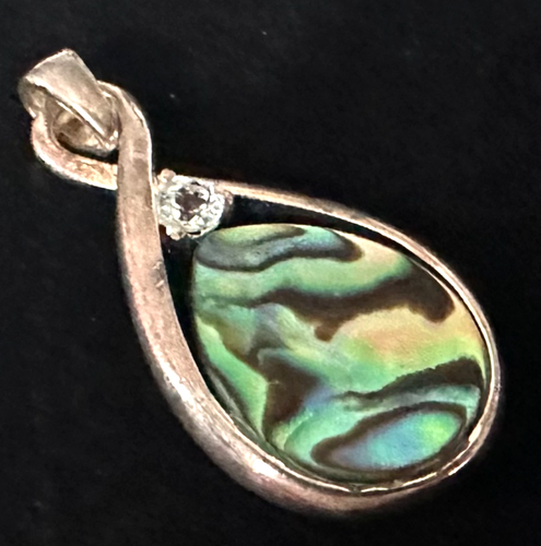 Silverly Collana in Argento Sterling Pendente a Goccia con