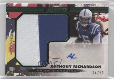 2023 Composite 14/50 Anthony Richardson RPA Rookie Jumbo Patch Auto RC 0ti4