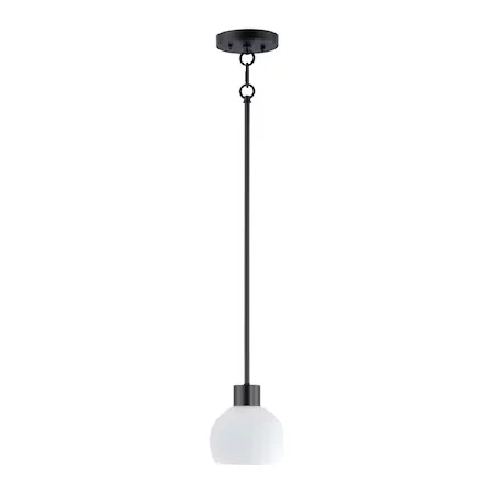 MAXIM LIGHTING 91270SWBK Coraline 1-Light Mini Pendant - Picture 1 of 3