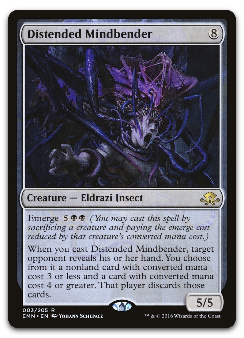 Distended Mindbender #3 (NM) Eldritch Moon EMN Magic MTG