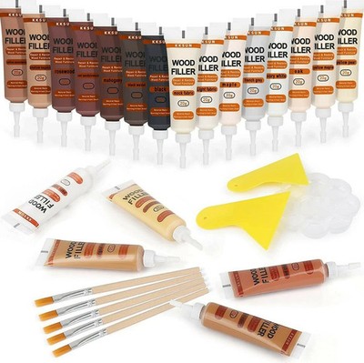 KKSUN Wood Furniture Repair Kit  28 Piece Set Wood Filler Repair Kit NEW