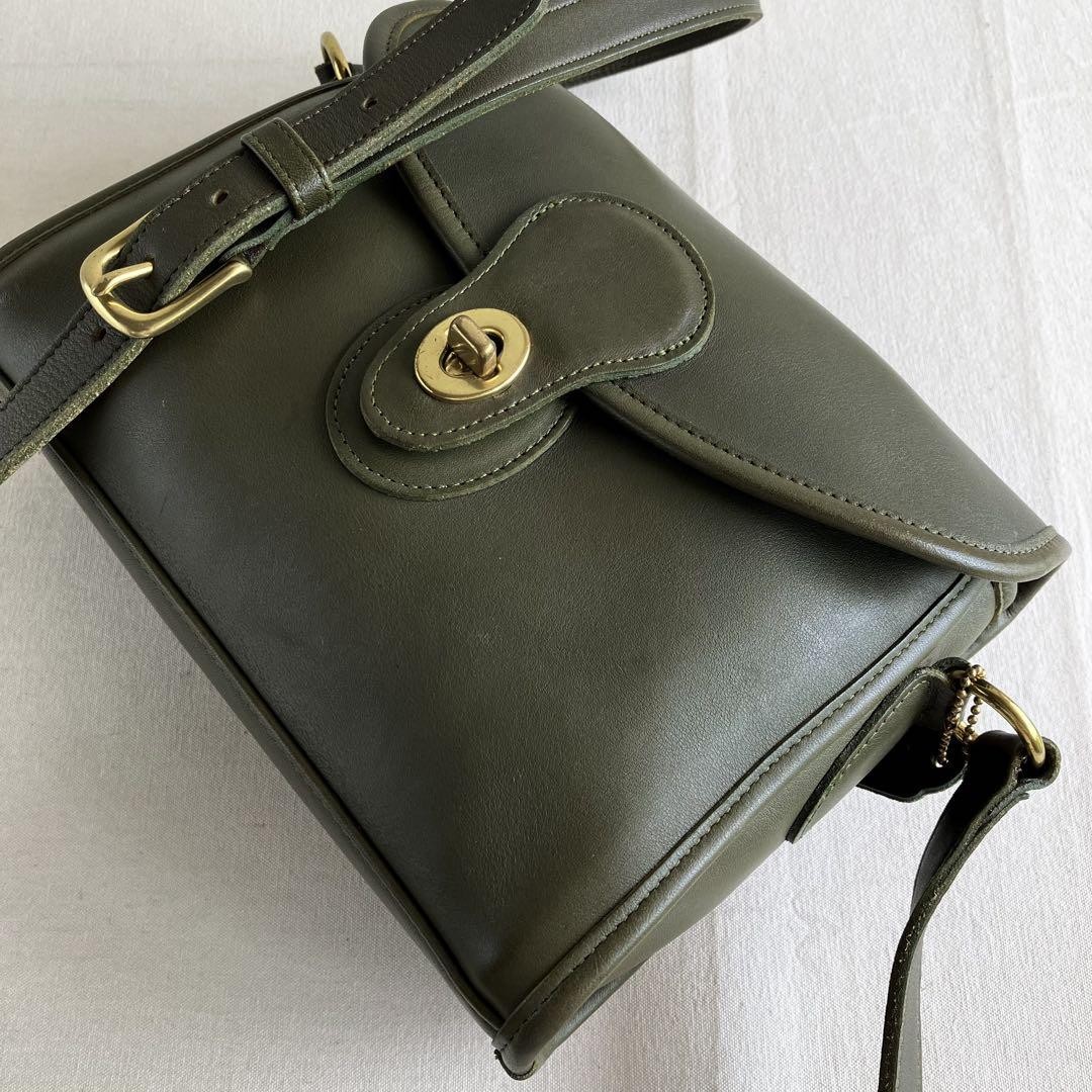 Rare Vintage Coach Devon Bag in Olive Green | eBay