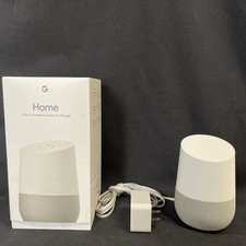 Google Home Voice- Activated Smart Assistant, GA3A00417A14 w Original Box, NM 