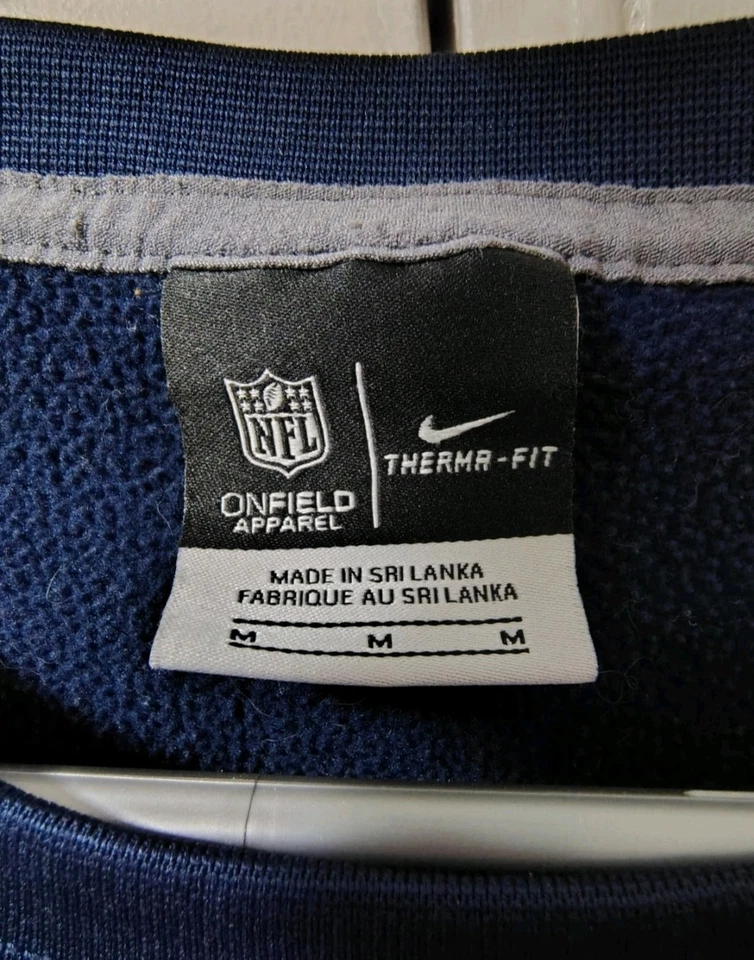 Nike Dri Fit Tennessee Titans NFL On Field Blue Sweatshirt Mens Large M - Image 2 of 4