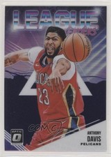 2018-19 Panini Donruss Optic League Leaders Purple Prizm Anthony Davis #5 fm0