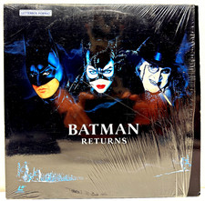Batman Returns Laserdisc 1992 Tim Burton Michael Keaton Michelle Pfeiffer