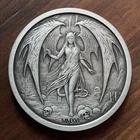 2 oz Silver 2016 Temptation of the Succubus Antiqued / LE #0113 of 2500 with COA
