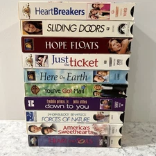 VHS Lot of 10 - Romantic Comedy/Drama- You’ve Got Mail, Forces Of Nature