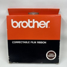 Vintage Brother 7024 Brown Correctable Film Typewriter Ribbon NOS Rare Color
