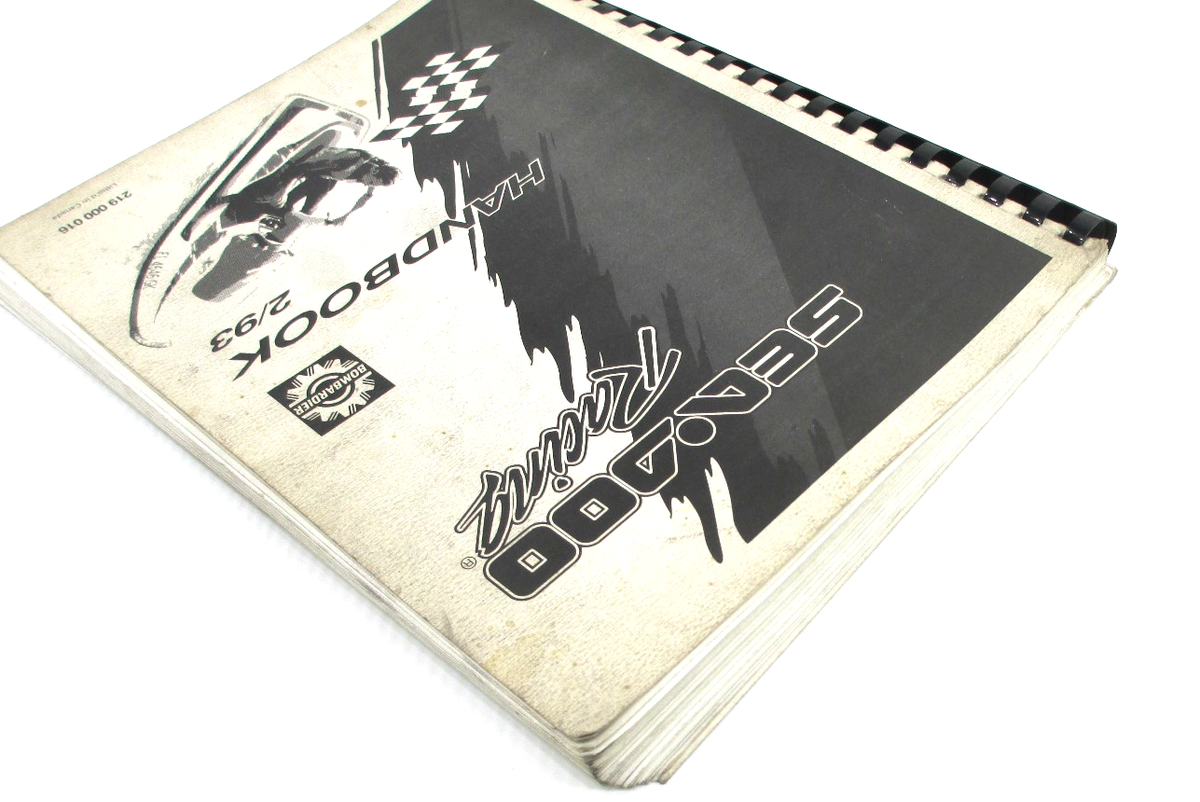 2/93 Sea-Doo Jet Boat All Models Racing Handbook Manual 219 100