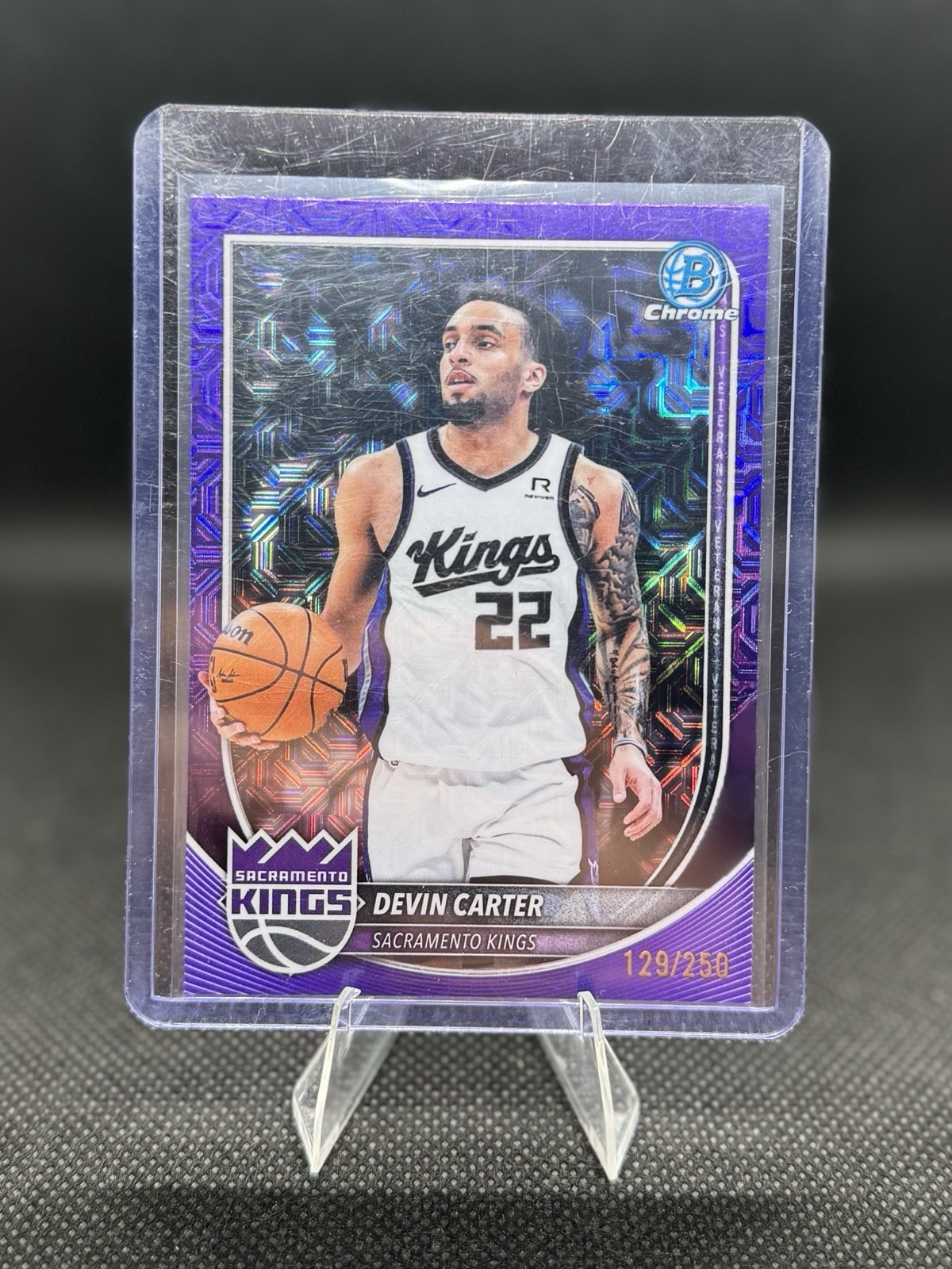 2025-26 Bowman - Chrome Devin Carter #BCV-197 Purple Refractor /250