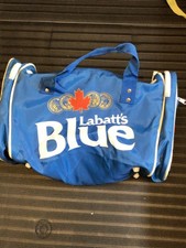 Labatt's Blue Beer Duffle Bag Sack Select Made in Canada 18"-Missing Strap