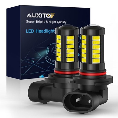 2/4x AUXITO 9145 9140 H10 LED Fog Light Bulbs 6000LM Mini Size 6000K Cool White
