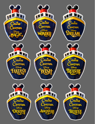 18 D C L  Pixie Dust  2''x3''Magnets with Ship Name. For FE Gifts or Pixie Dust.