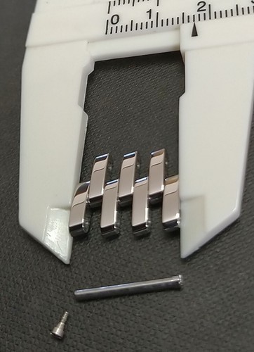 Breitling Original Navitimer 1 Glieder 17mm poliert Uhrengürtel Band Armband SS - Bild 1 von 24