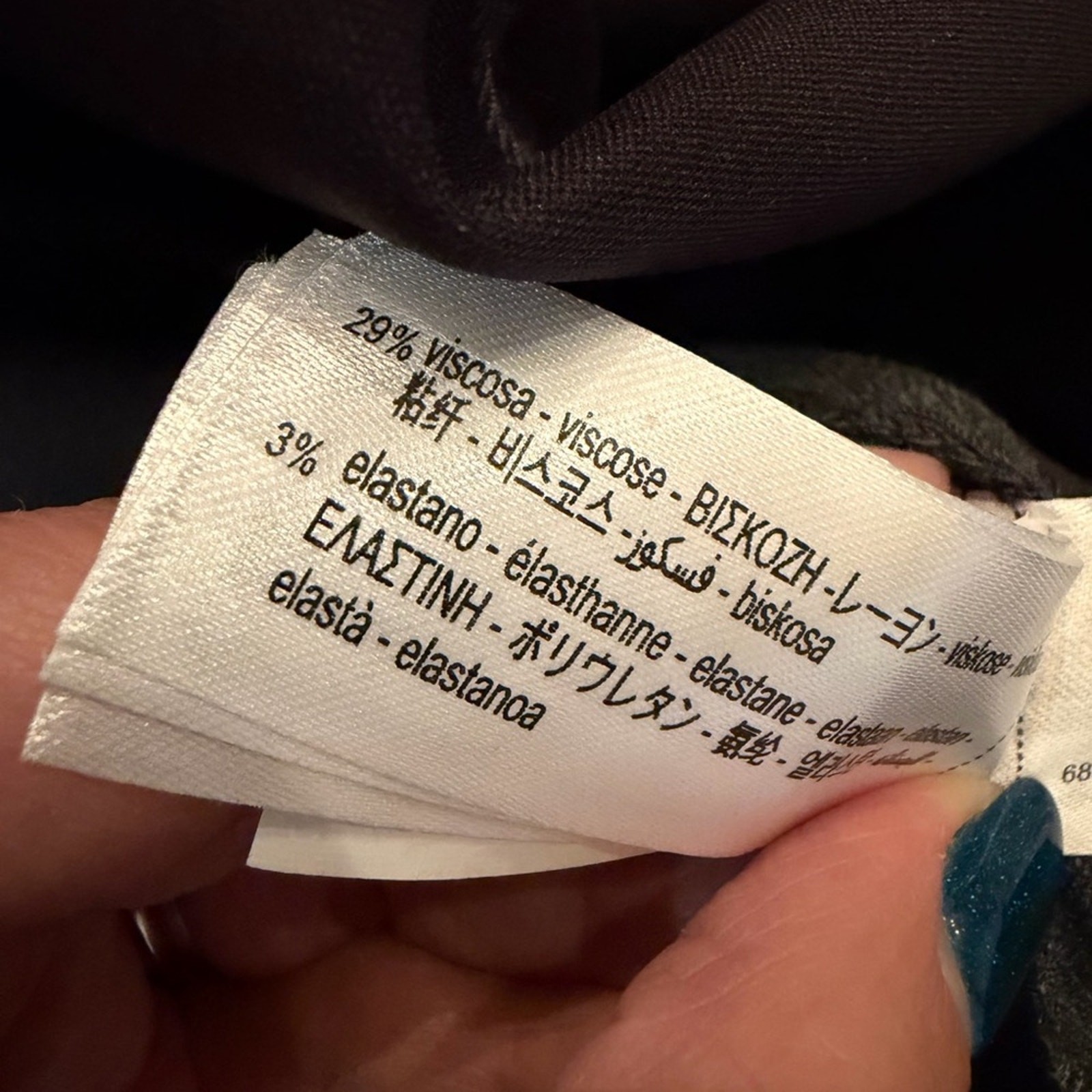 Zara ZW Collection Gray Strapless Midi Dress Draped Bodice Size Large NWOT thumbnail 14