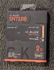 WD_BLACK SN7100 2TB NVMe SSD, M.2 2280, Read speeds up to 7250 MB/s, PCIe Gen4