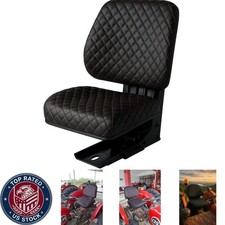 Heavy-duty Tractor Seat Cover - Quilted Leather With Weather-resistant Design Heavy-duty Tractor Seat Cover - Quilted Leather With Weather-resistant Design