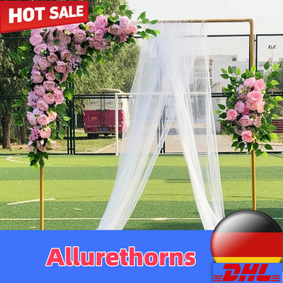 2*2.1m Wedding Arch Door Background Wrought Iron Decorative Props Flower Rack