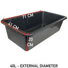 Livestock Feed & Water Trough – Multi-Purpose Heavy-Duty Bucket / Container