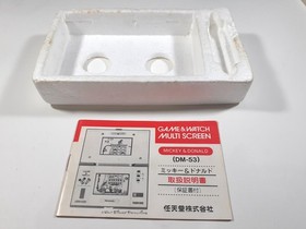 Game & Watch Mickey & Donald DM-53 Multi Screen with Box Nintendo