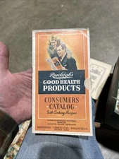 1940's Rawleigh's Health Products Bottles Advertising 24-Page Vintage Catalog 