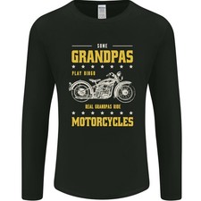 Some Grandpas Funny Biker Motorcycle Bike Mens Long Sleeve T-Shirt