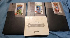 Castlevania 1, 2 and 3 for NES w dust jackets 1 is 5 screw diuble konami variant
