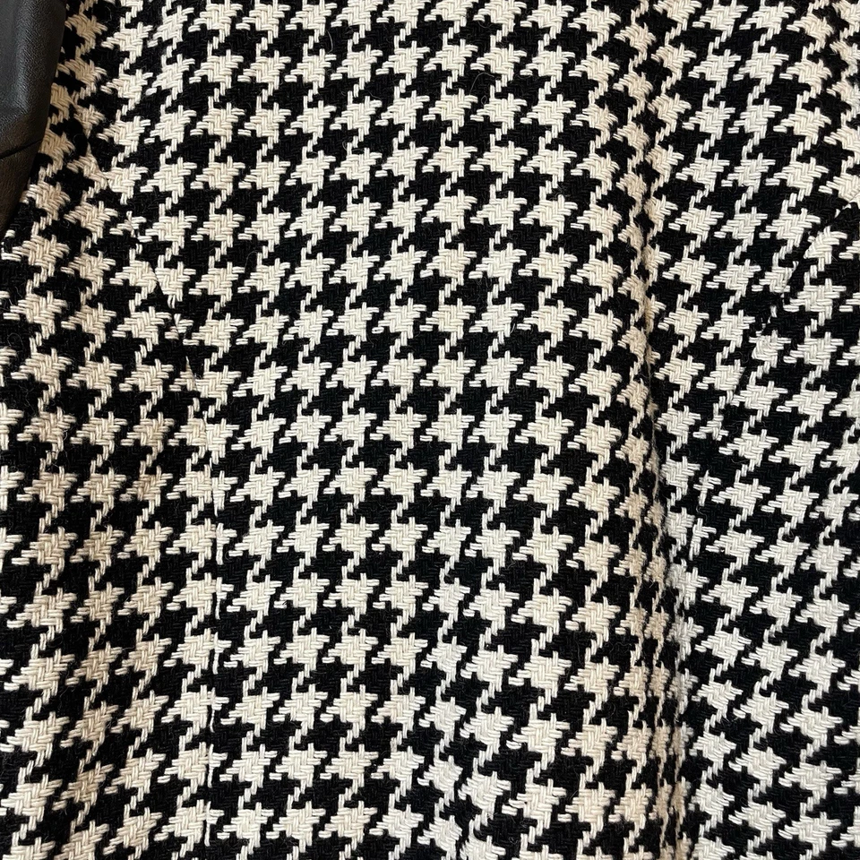 Chaqueta corta A New Approach a.n.a para mujer imitación cuero lana negra blanca talla L Foto 3 de 4