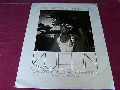 VF-Brooklyn Museum's, KARL GERNOT KUEHN'S PHOTOGRAPHS -SIGNED - 1984 - L Edition