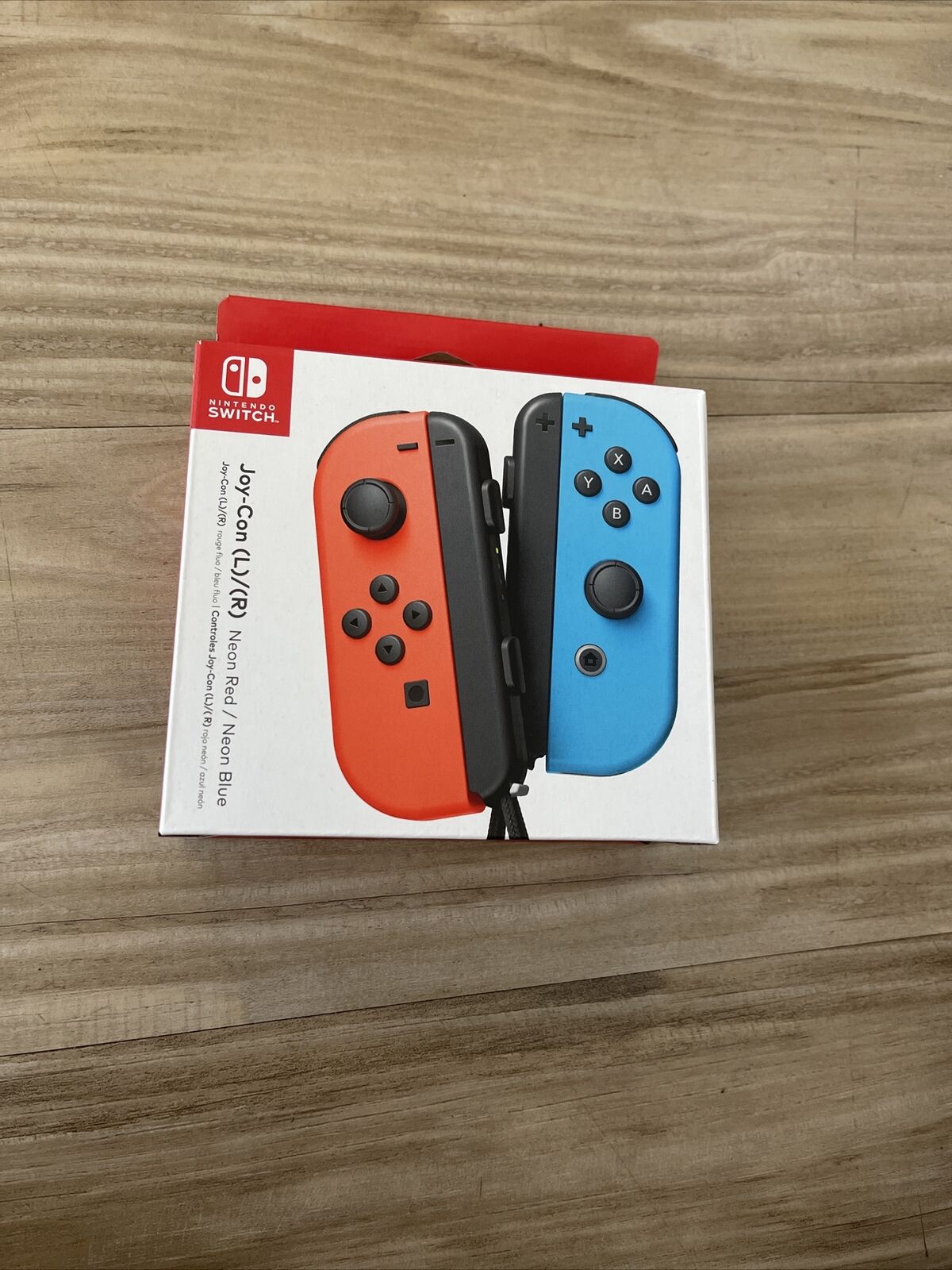 Nintendo Switch Joy-Con Controller - Neon Red/Neon Blue (HACAJAEAA 